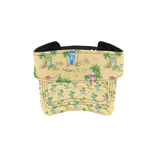 Beach Themed Pattern Print Design 01 Unisex Sun Visor