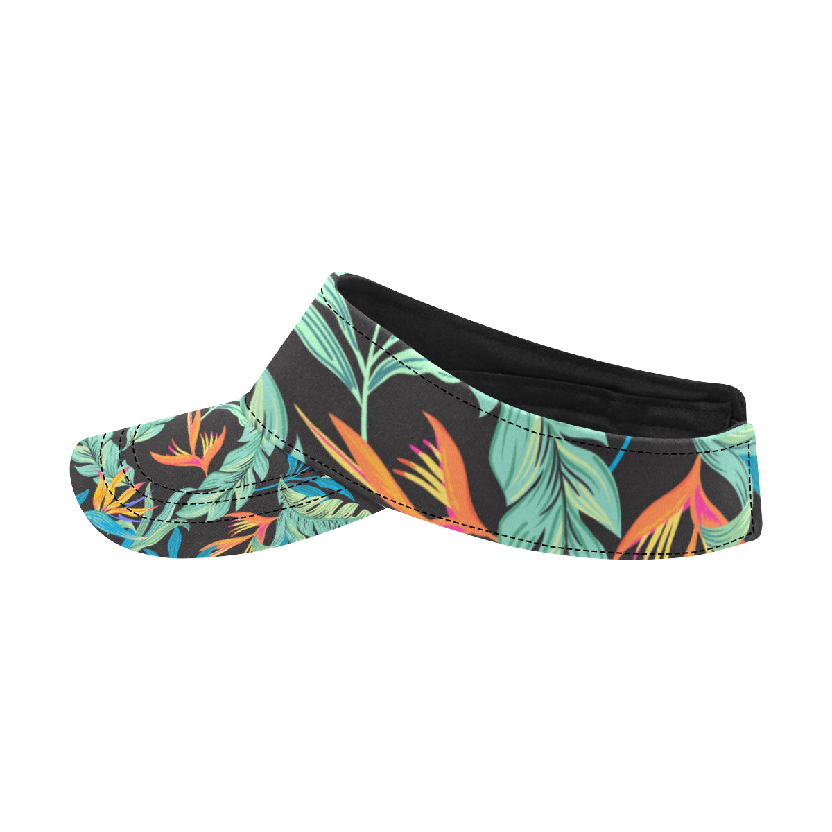 Tropical Palm Leaves Hawaiian Flower Unisex Sun Visor