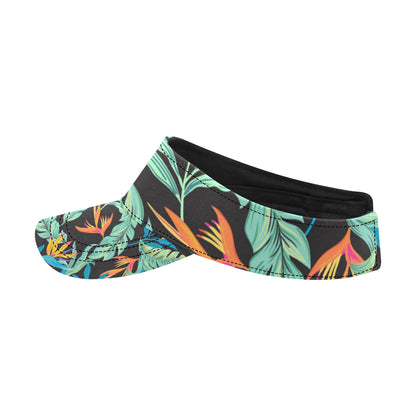 Tropical Palm Leaves Hawaiian Flower Unisex Sun Visor