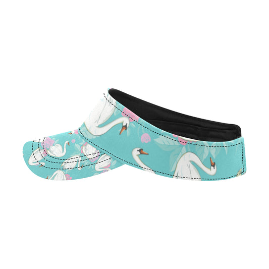 Swan Pattern Print Design 03 Unisex Sun Visor