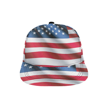 American flag Classic Snapback Cap