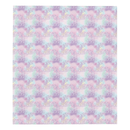 Aquarius Zodiac Pattern Print Design 01 Premium Quilt