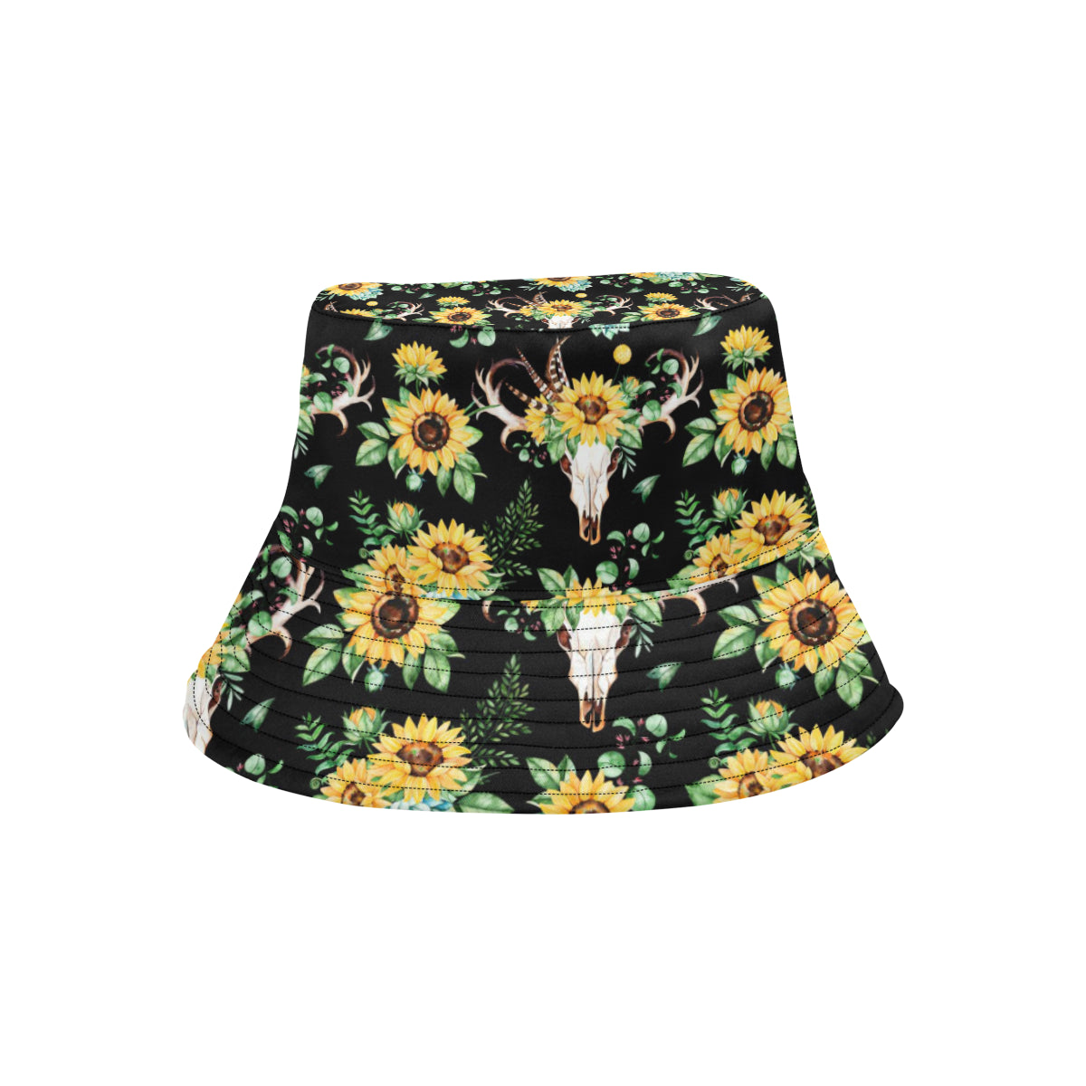 Sunflower Pattern Print Design SF08 Unisex Bucket Hat