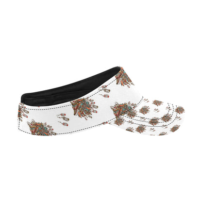 Aztec Wolf Pattern Print Design 02 Unisex Sun Visor