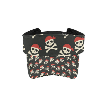 Pirate Pattern Print Design A04 Unisex Sun Visor