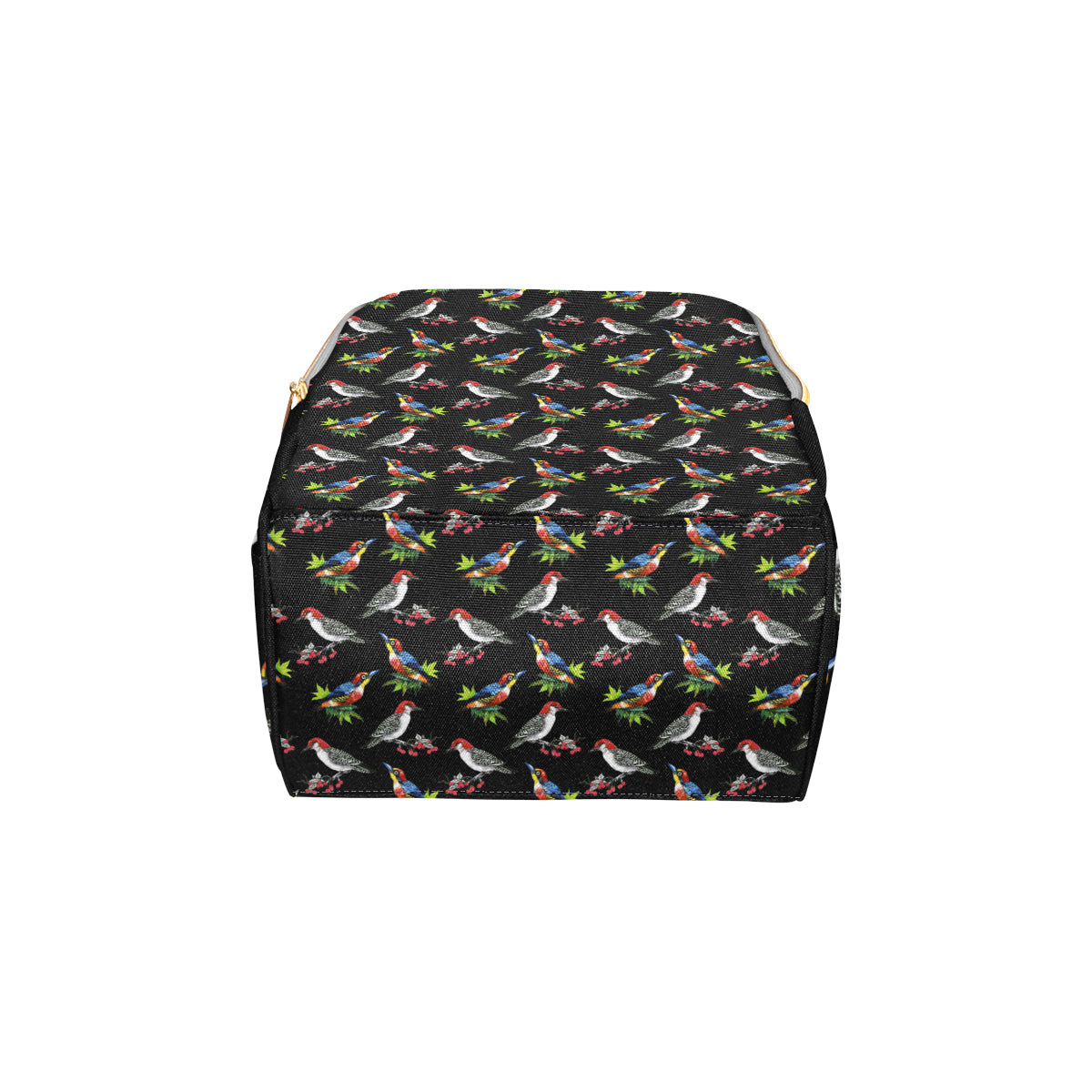 Birds Pattern Print Design 06 Diaper Bag Backpack