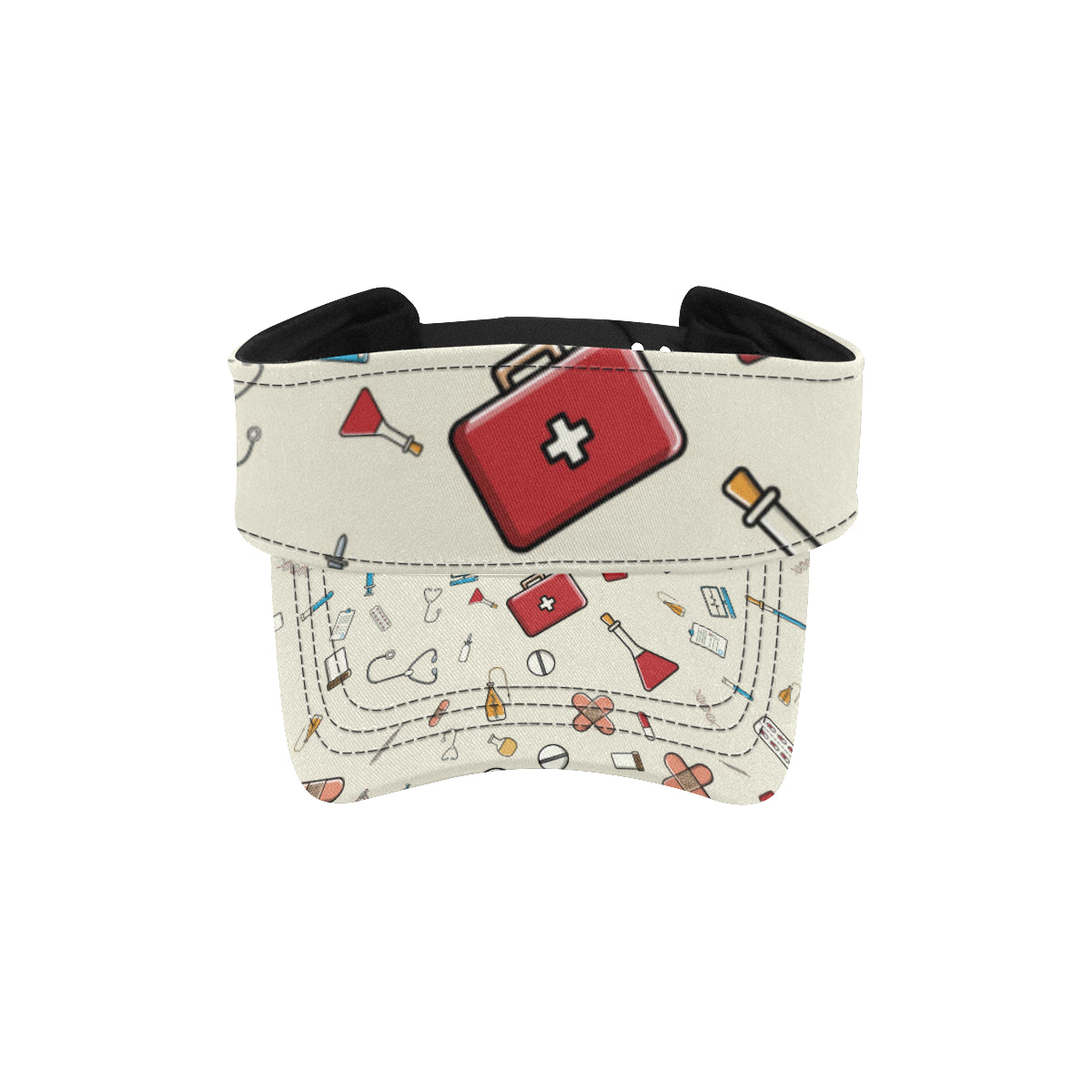 Nurse Pattern Print Design A04 Unisex Sun Visor