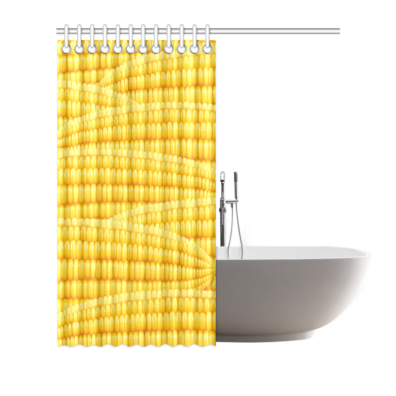 Agricultural Corn cob Pattern Shower Curtain