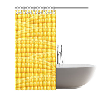 Agricultural Corn cob Pattern Shower Curtain