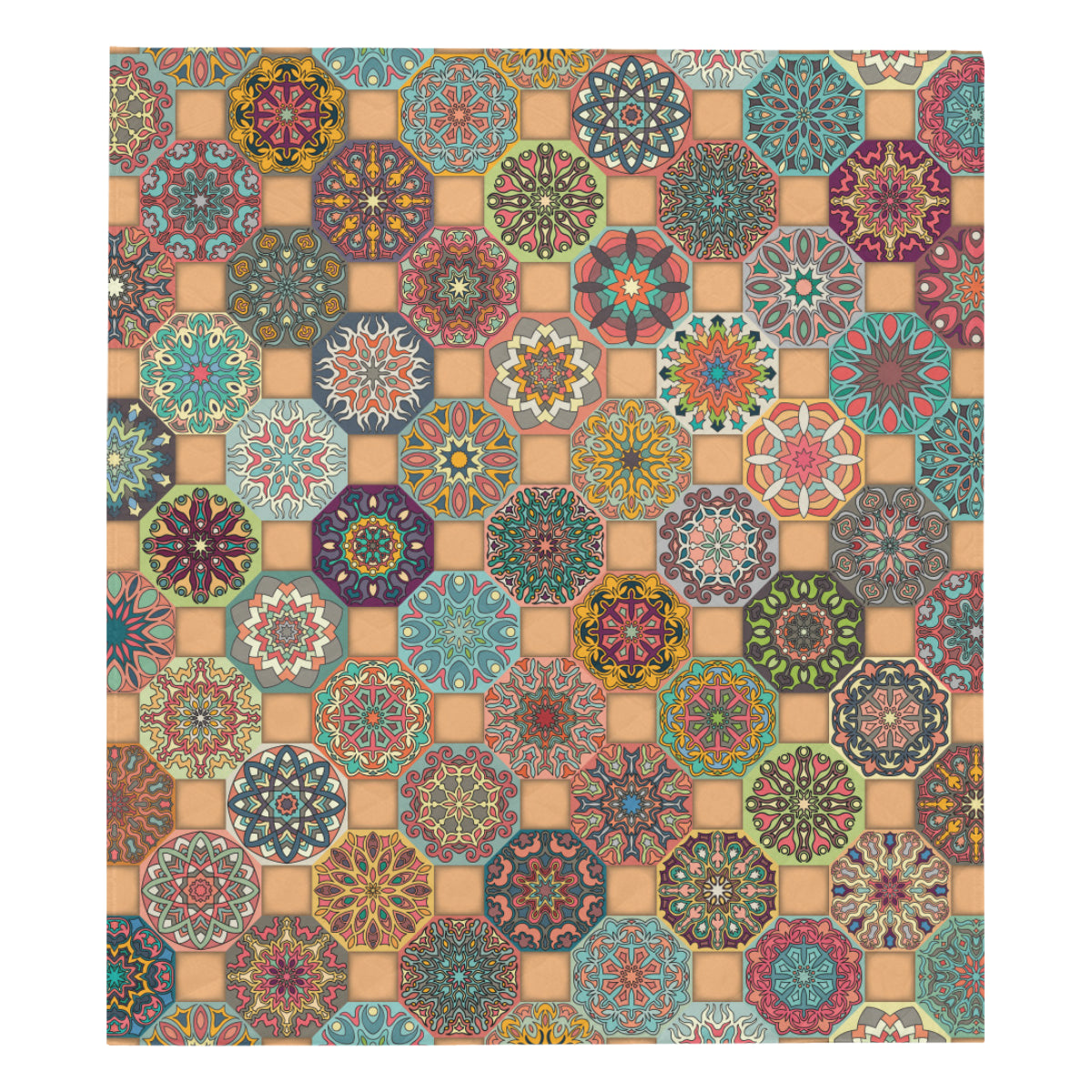 Boho Pattern Print Design 07 Premium Quilt