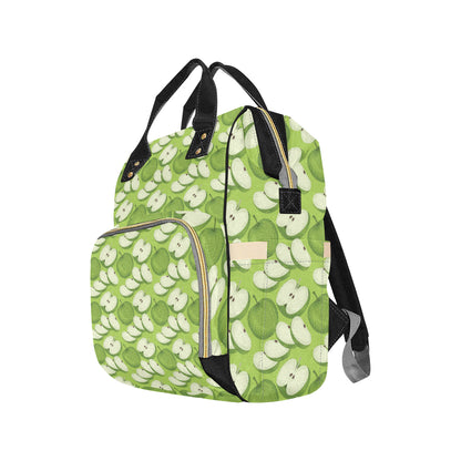 Apple Pattern Print Design AP010 Diaper Bag Backpack