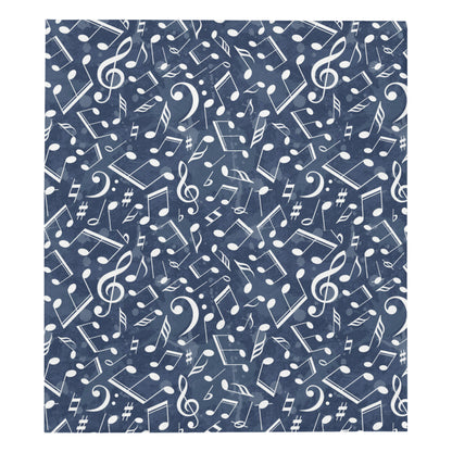Music note Pattern Print Design A02 Premium Quilt