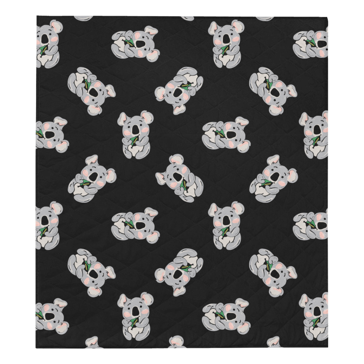 Koala Pattern Print Design 05 Premium Quilt