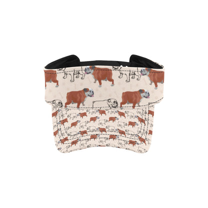 Bulldogs Pattern Print Design 04 Unisex Sun Visor