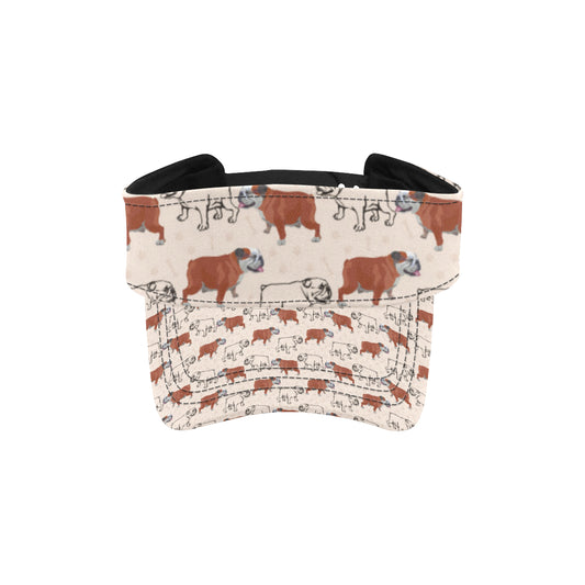 Bulldogs Pattern Print Design 04 Unisex Sun Visor