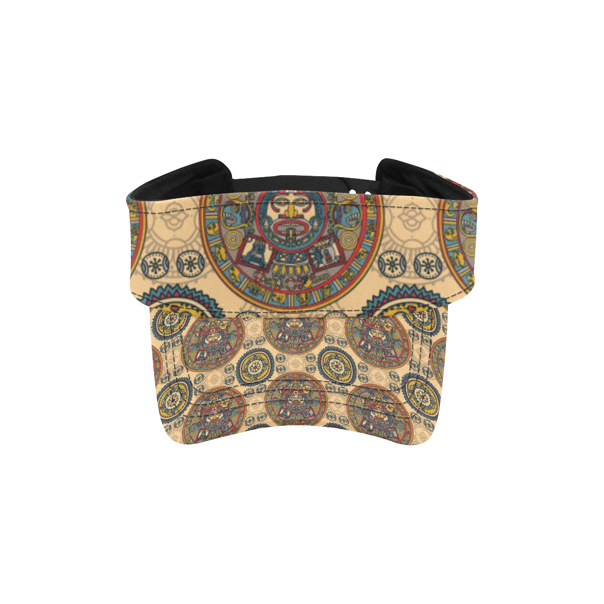 Calendar Aztec Pattern Print Design 02 Unisex Sun Visor