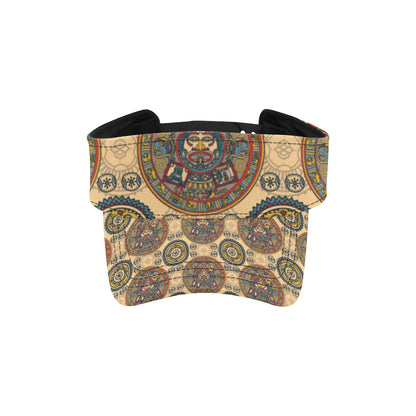 Calendar Aztec Pattern Print Design 02 Unisex Sun Visor