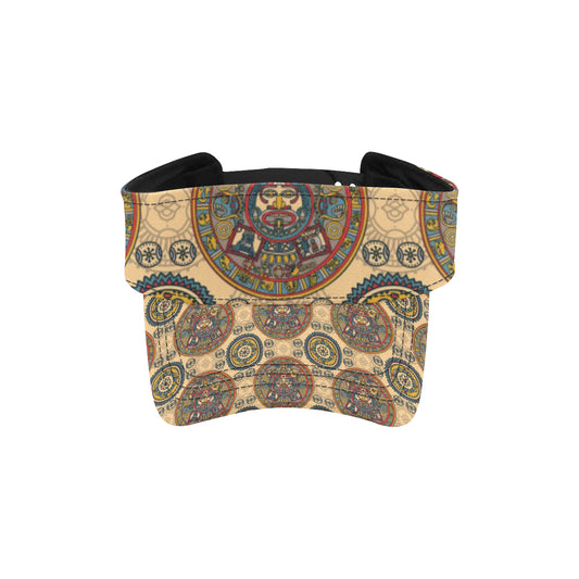 Calendar Aztec Pattern Print Design 02 Unisex Sun Visor