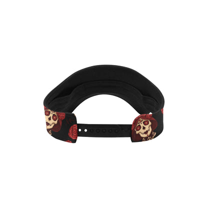Day of the Dead Skull Girl Pattern Unisex Sun Visor