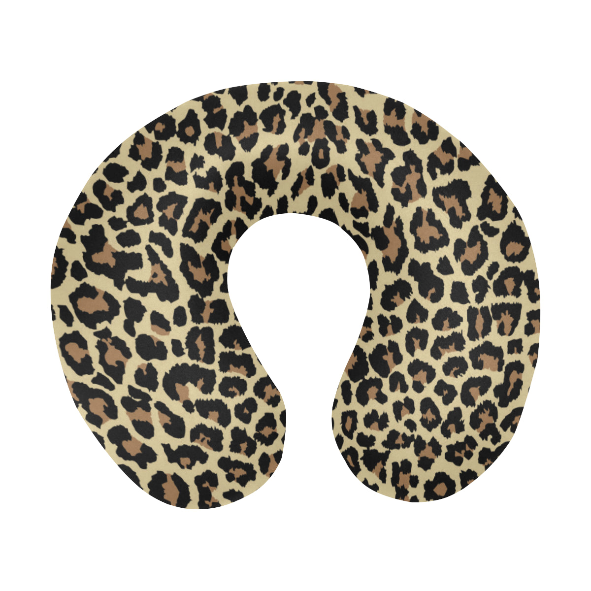 Cheetah Pattern Print Design 02 U-Shaped Travel Neck Pillow