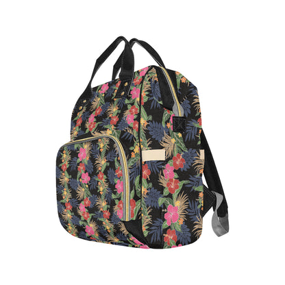 Hawaiian Themed Pattern Print Design H011 Diaper Bag Backpack