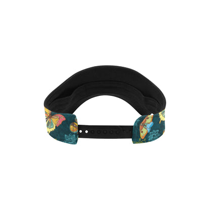 Butterfly Hand Draw Print Pattern Unisex Sun Visor