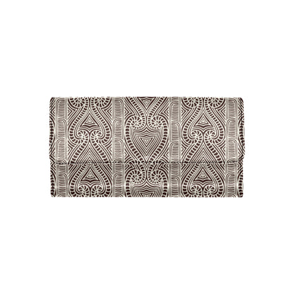 Maori Pattern Print Design 04 Women's Trifold Wallet