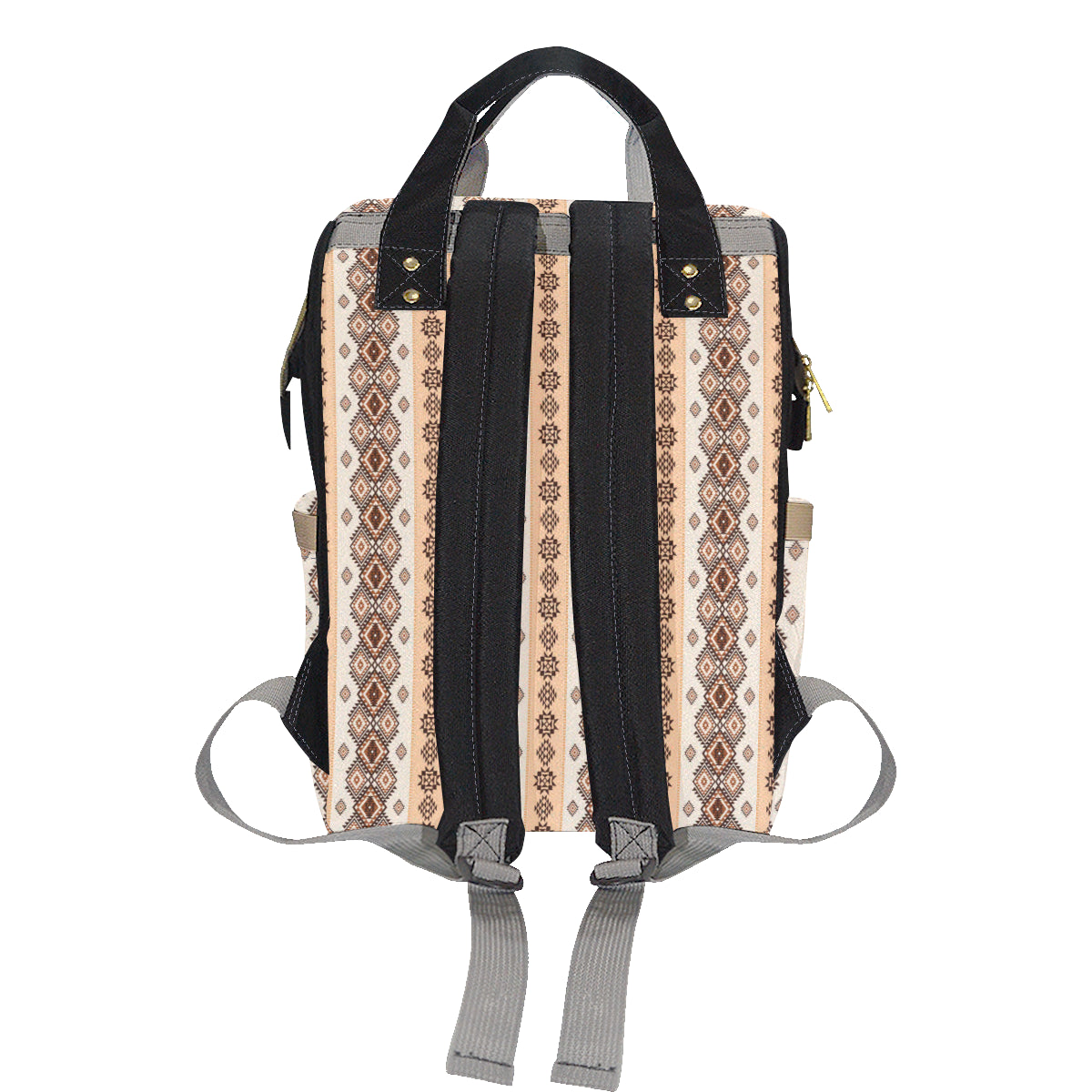 Native Classic Pattern Print Diaper Bag Backpack