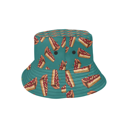 Cheesecake Cherry Pattern Print Design CK03 Unisex Bucket Hat