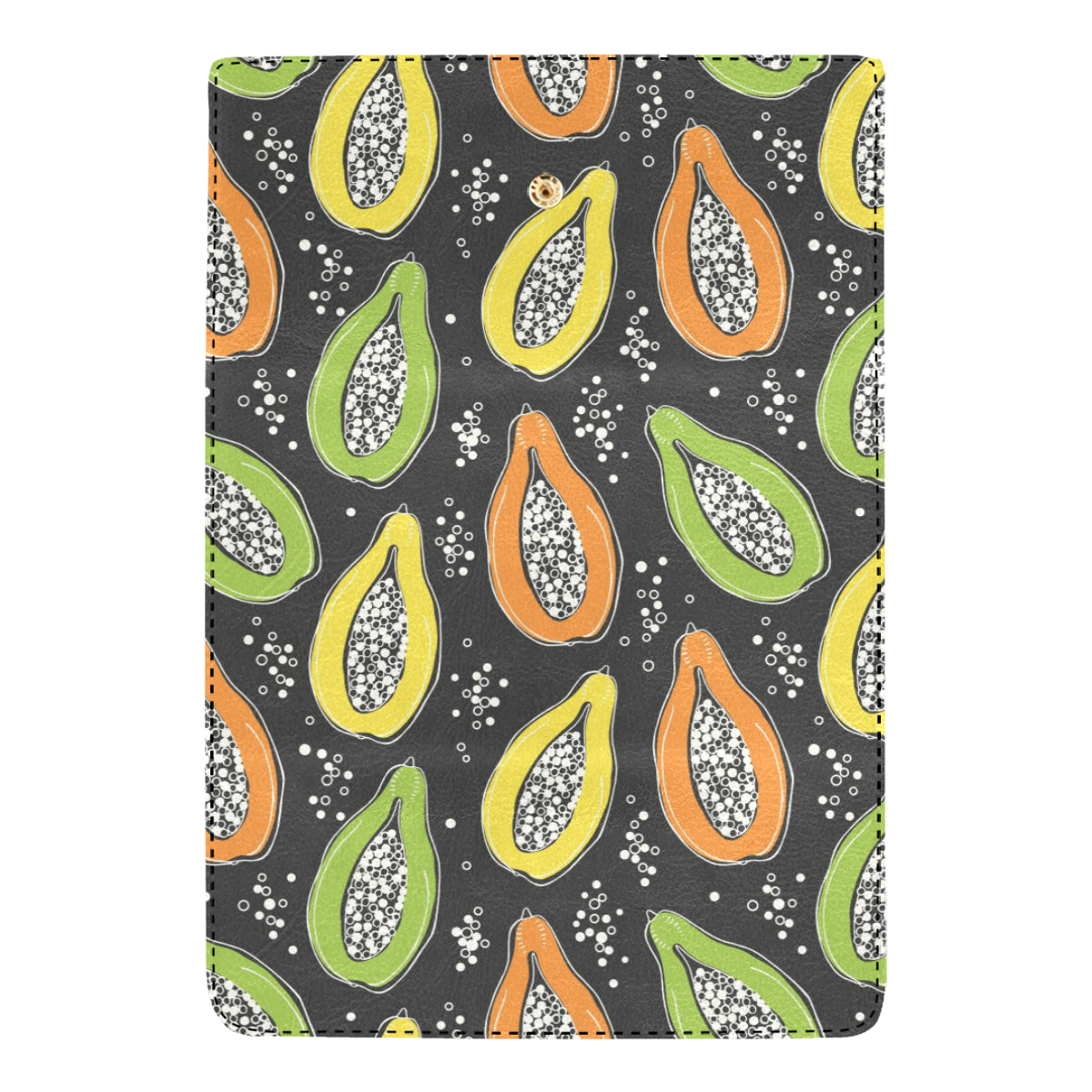 Papaya Pattern Print Design PP05 Women's Trifold Wallet