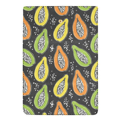 Papaya Pattern Print Design PP05 Women's Trifold Wallet