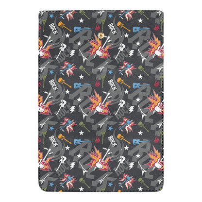 Rock and Roll Pattern Print Design A01 Women's Trifold Wallet
