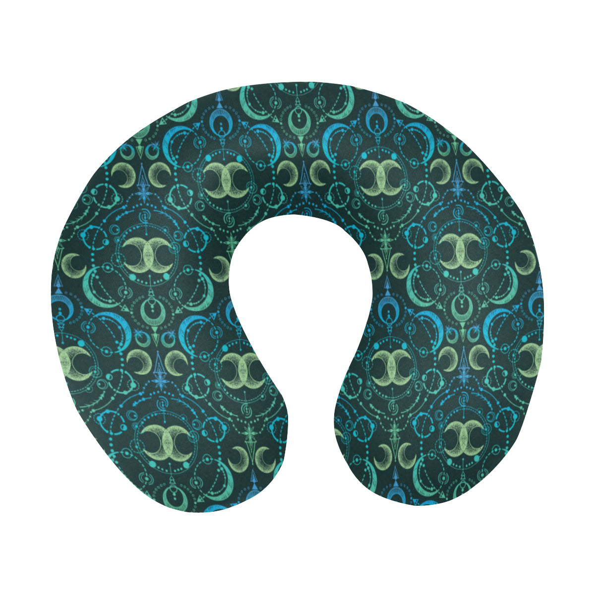 Celestial Pattern Print Design 07 U-Shaped Travel Neck Pillow