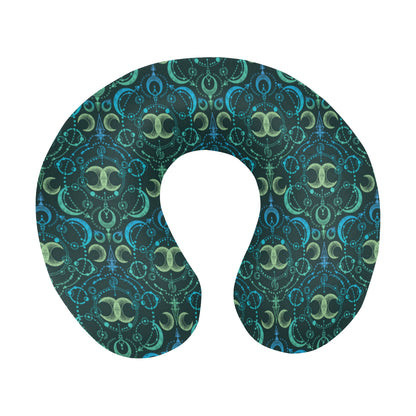 Celestial Pattern Print Design 07 U-Shaped Travel Neck Pillow