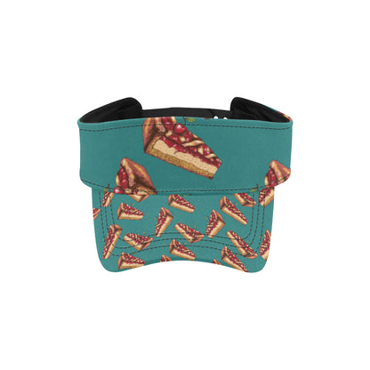 Cheesecake Cherry Pattern Print Design CK03 Unisex Sun Visor