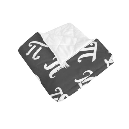 Pi Day Pattern Print Design A02 Premium Quilt