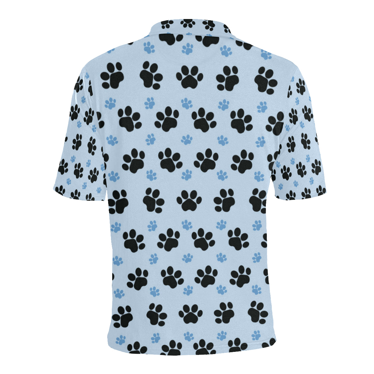 Paw Pattern Print Design A04 Men Polo Shirt