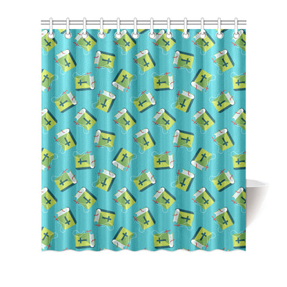 Bible Pattern Print Design 01 Shower Curtain