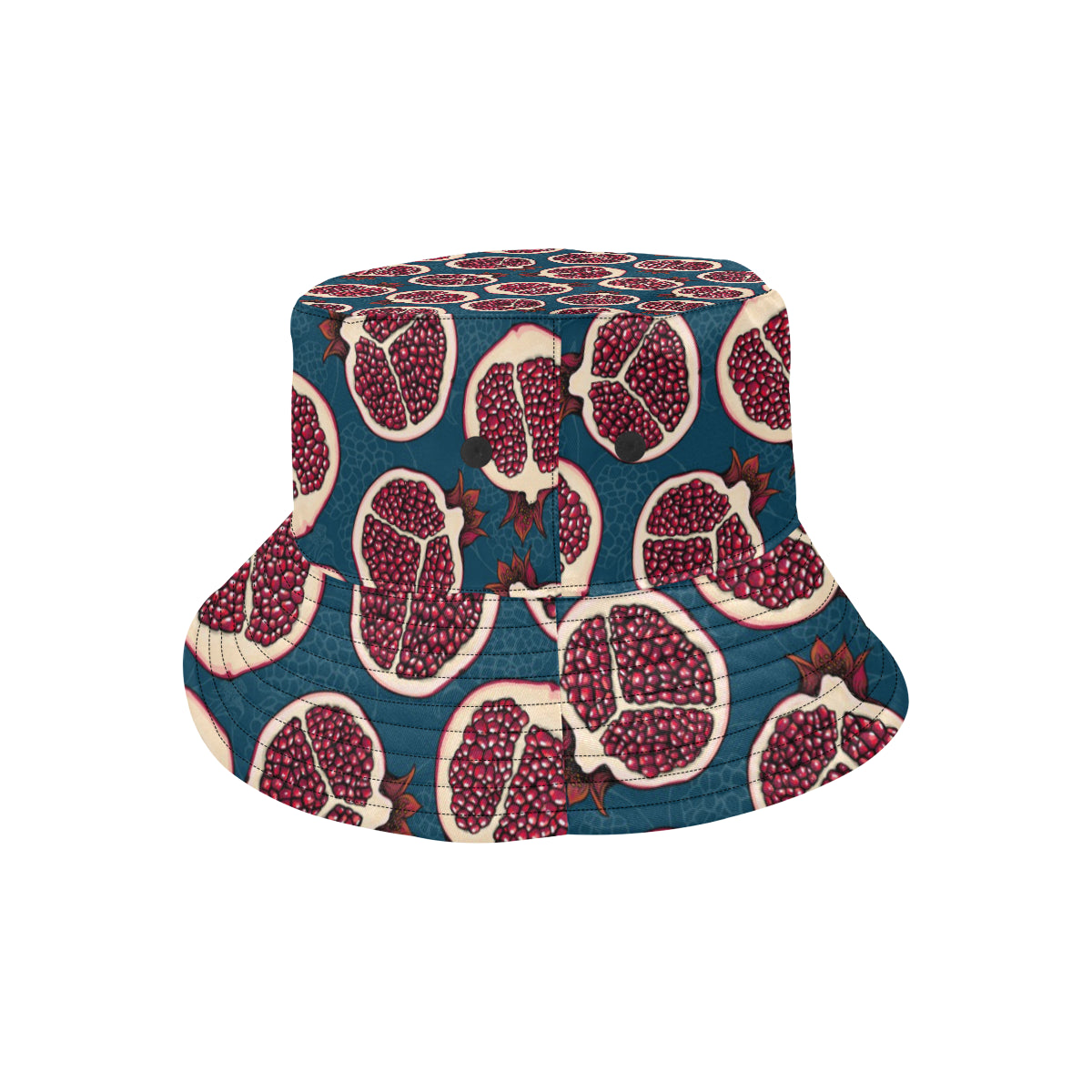 Pomegranate Pattern Print Design PG02 Unisex Bucket Hat