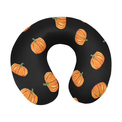 Pumpkin Pattern Print Design A05 U-Shaped Travel Neck Pillow
