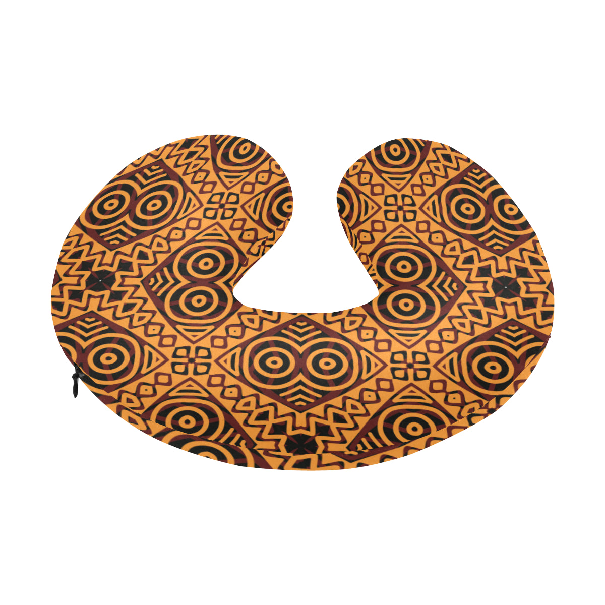 African Pattern Print Design 05 U-Shaped Travel Neck Pillow