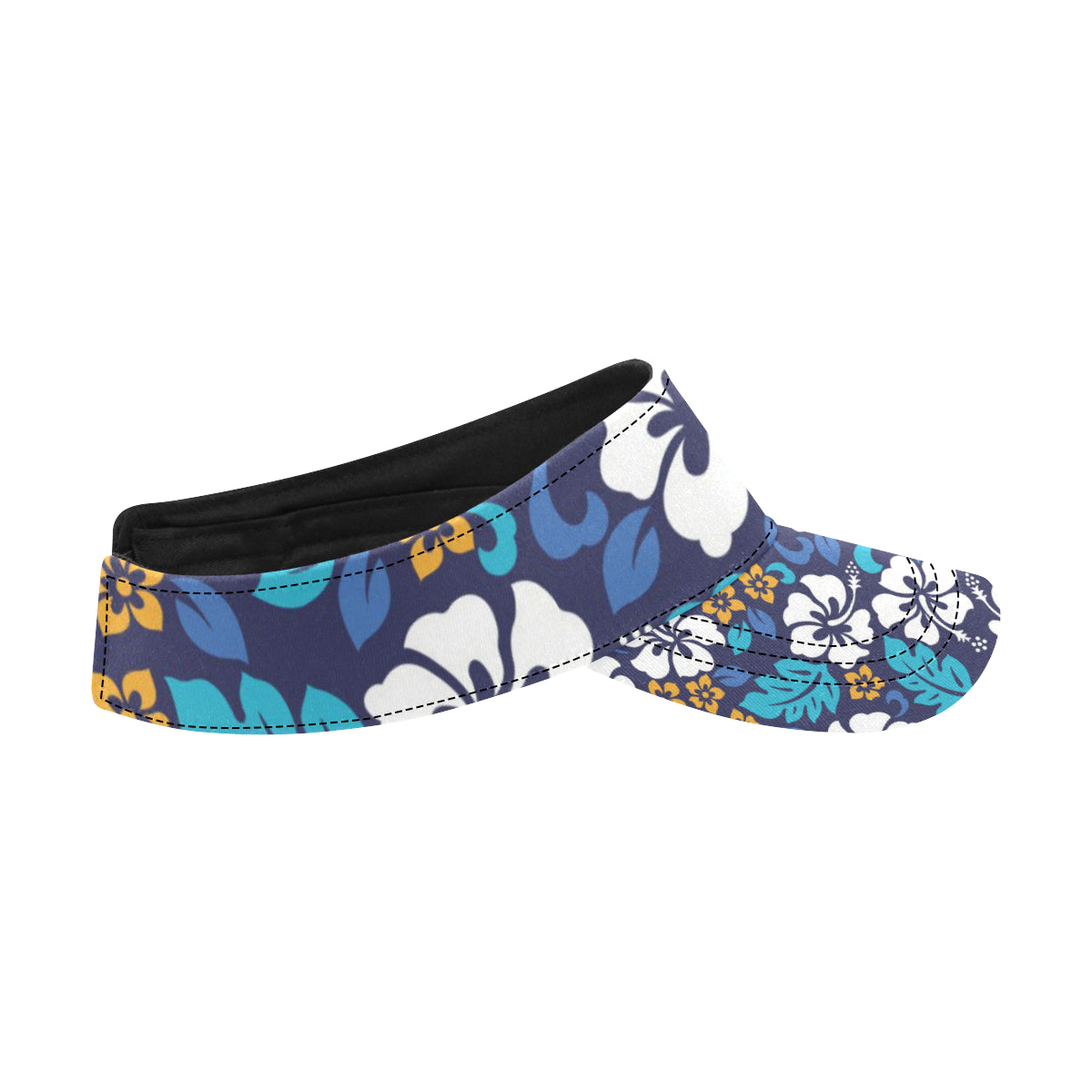 Hibiscus Pattern Print Design HB030 Unisex Sun Visor