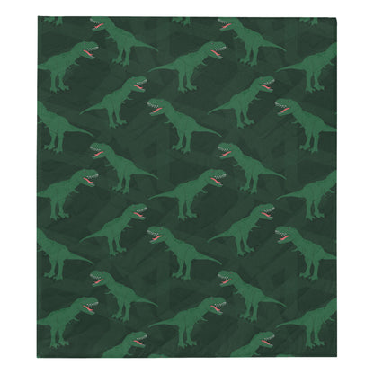 T Rex Pattern Print Design A06 Premium Quilt