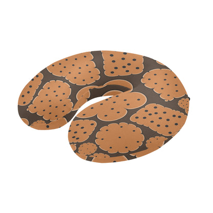 Cracker Pattern Print Design 01 U-Shaped Travel Neck Pillow