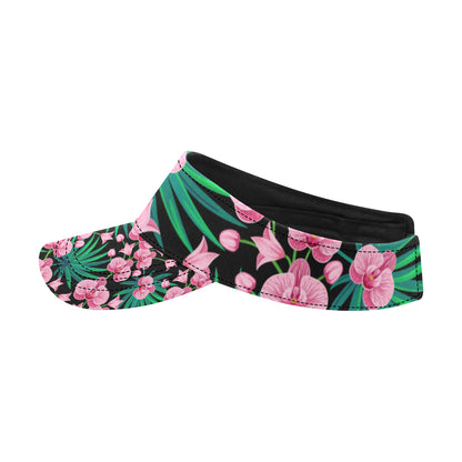 Orchid Pink Pattern Print Design OR06 Unisex Sun Visor