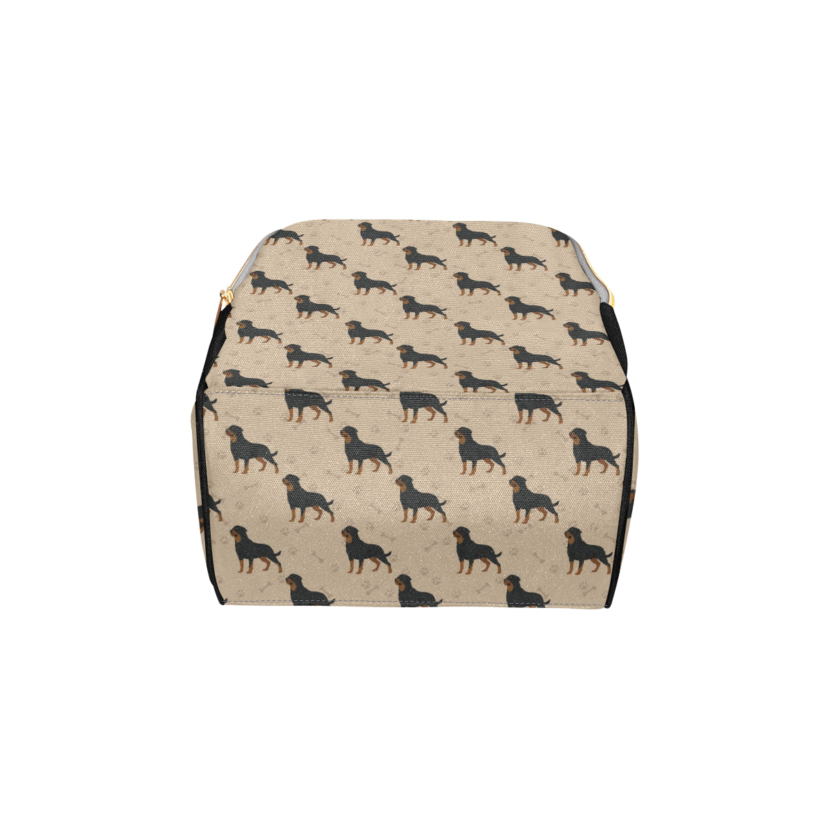 Rottweiler Pattern Print Design A01 Diaper Bag Backpack