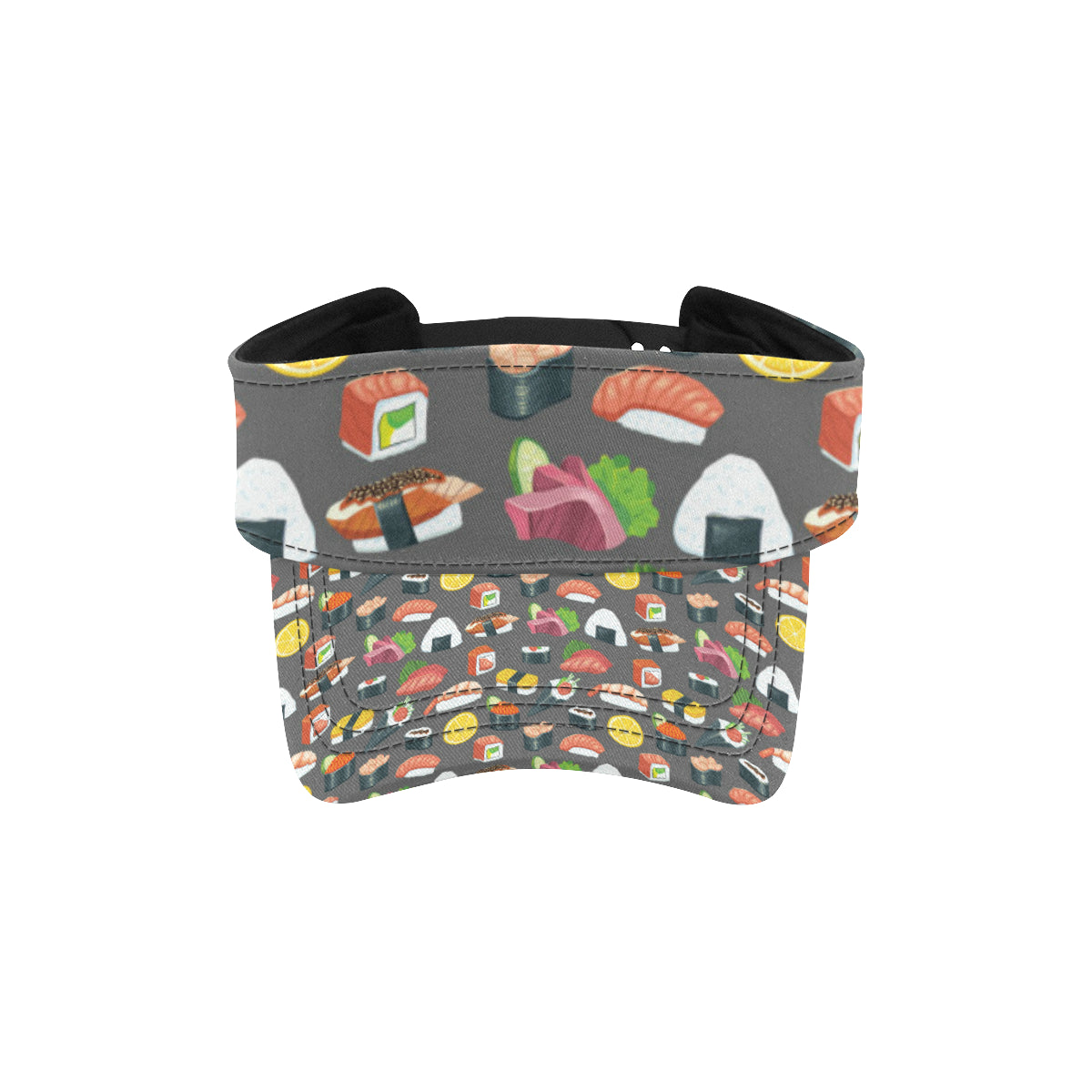Sushi Pattern Print Unisex Sun Visor