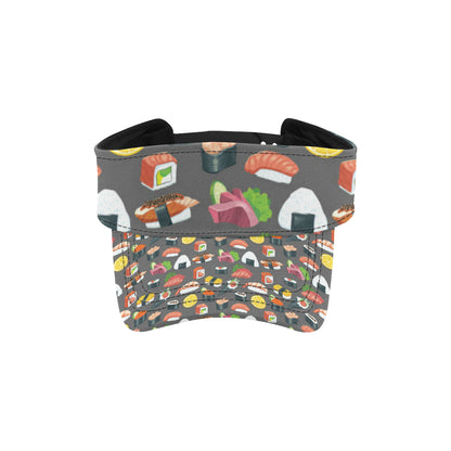 Sushi Pattern Print Unisex Sun Visor