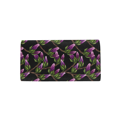 Magnolia Pattern Print Design MAG010 Women's Trifold Wallet