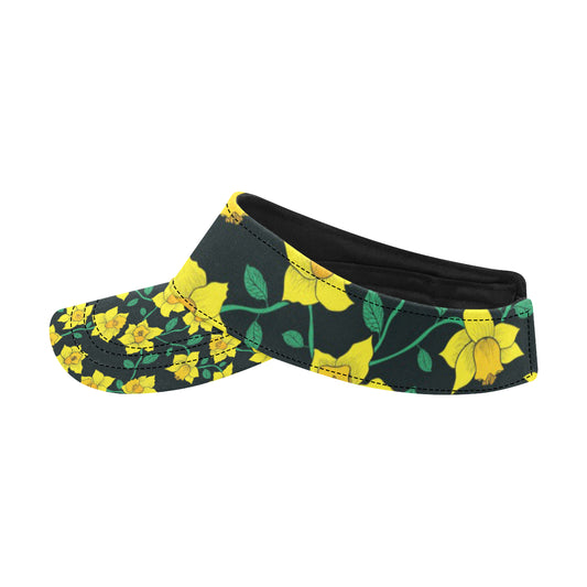 Daffodils Pattern Print Design DF03 Unisex Sun Visor